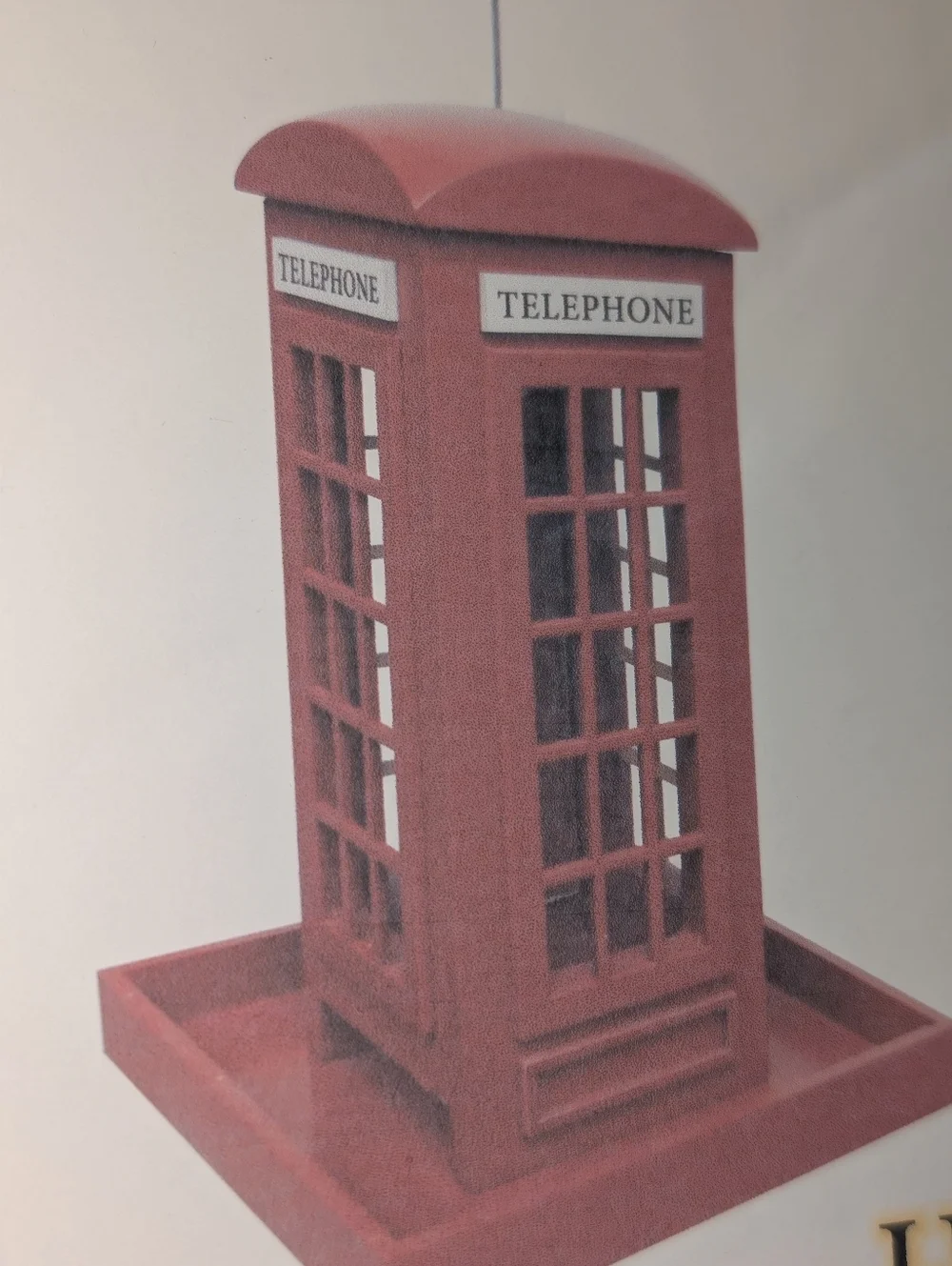 Phone Booth Bird Feeder